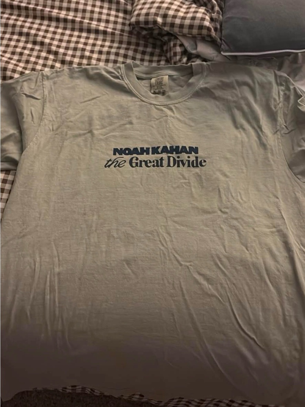 Noah Kahan The Great Divide Short Sleeve Tee - Light Sage/greyish